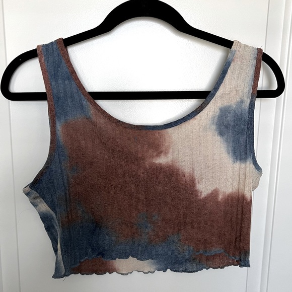 Romwe TieDye Cropped Tank - Picture 2 of 4